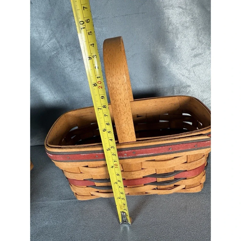 Longaberger Signed Dated  1994-96 -98 Chive Americana Basket Lot‎ of 3